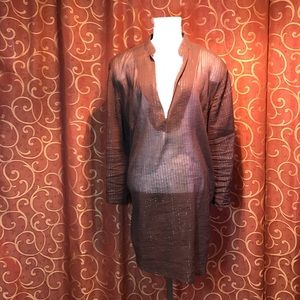 Finest brown gauze top lame’ gold thread thread